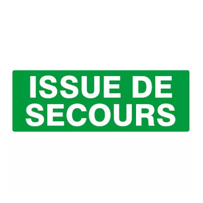 Panneau Issue de Secours – Signalétique d’évacuation ISO 7010