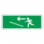 Panneau Montée d’Escalier à Gauche – Signalétique sécurité – Format 330x120 mm