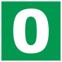Panneau niveau 0 – Signalétique d’étage – Plastique rigide 200x200 mm Panneau niveau 0 – Signalétique d’étage – Plastique rigide 200x200 mm