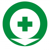 Panneau pharmacie (croix verte)
