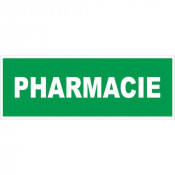 Panneau pharmacie – Signalétique de santé – Plastique rigide 330x120 mm