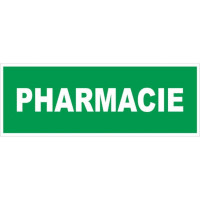 Panneau pharmacie – Signalétique de santé – Plastique rigide 330x120 mm Panneau pharmacie – Signalétique de santé – Plastique rigide 330x120 mm
