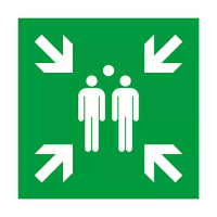 Panneau “Point de Rassemblement” – Signalétique évacuation – Conforme ISO 7010 Panneau “Point de Rassemblement” – Signalétique évacuation – Conforme ISO 7010