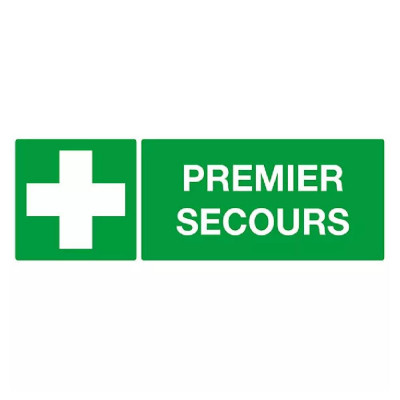 Panneau Premiers Secours – Signalétique médicale conforme ISO 7010