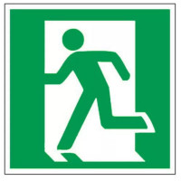 Panneau sortie de secours à gauche – Signalétique d’évacuation – Plastique rigide 200x200 mm Panneau sortie de secours à gauche – Signalétique d’évacuation – Plastique rigide 200x200 mm