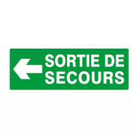 Panneau Sortie de secours flèche à gauche – Évacuation rapide – ISO 7010 Panneau Sortie de secours flèche à gauche – Évacuation rapide – ISO 7010