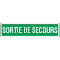 Signaux Secours/Evacuation