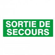 Panneau Sortie de Secours – Signalétique conforme ISO 7010