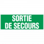 Panneau Sortie de Secours – Signalétique sécurité – Format 330x120 mm