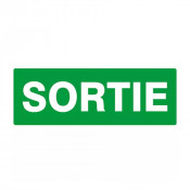 Panneau Sortie – Signalétique de sécurité conforme ISO 7010