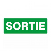 Panneau Sortie – Signalétique de sécurité conforme ISO 7010