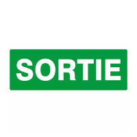 Panneau Sortie – Signalétique de sécurité conforme ISO 7010 Panneau Sortie – Signalétique de sécurité conforme ISO 7010