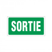 Panneau Sortie – Signalétique sécurité industrie – Format 960x480 mm