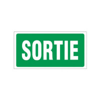 Panneau Sortie – Signalétique sécurité industrie – Format 960x480 mm Panneau Sortie – Signalétique sécurité industrie – Format 960x480 mm