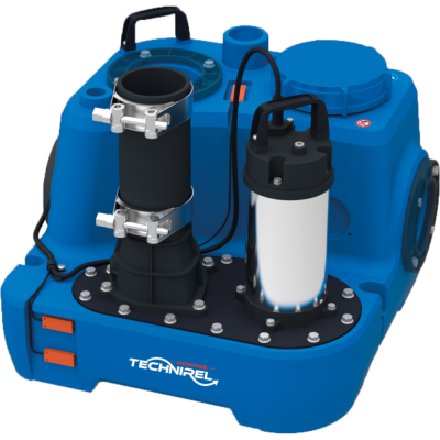 Station de Relevage MINIREL 75 L – Eaux Chargées – Mono Pompe 408 – Technirel