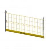 Garde-corps grillagé de sécurité temporaire, robuste 2500 mm