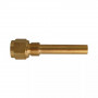 Doigt de gant laiton 1/2" gaz – Protection sondes – Plongeur 100 mm