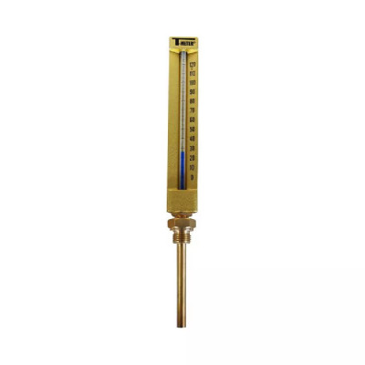 Thermomètre industriel vertical 1673 – Lecture précise – Hauteur 200 mm