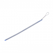 Tire-câble 1 boucle déportée, acier galvanisé tressé à la main, accroche 900 mm
