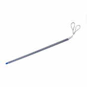 Tire-câble 2 boucles, acier galvanisé tressé à la main pour tirage de câbles, accroche 900 mm