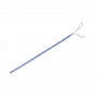 Tire-câble fendu lacet 2 boucles, acier galvanisé tressé à la main, accroche 900 mm
