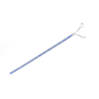 Tire-câble fendu lacet 2 boucles, acier galvanisé tressé à la main, accroche 900 mm