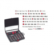 Coffret tournevis à cliquet 1/4" et embouts de vissage