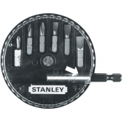 Jeu de 6 embouts Plat-Phillips-Pozi + porte-embouts magnétique