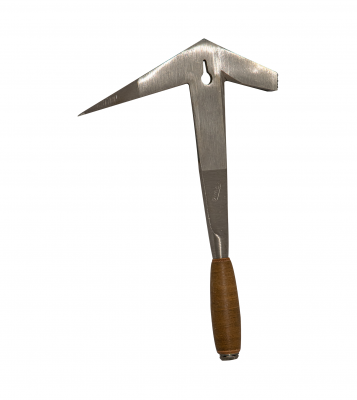 Marteau de couvreur rhénan panne courte manche cuir – 30 mm – Dimos