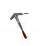 Marteau de couvreur rhénan panne courte manche cuir – 30 mm – Dimos
