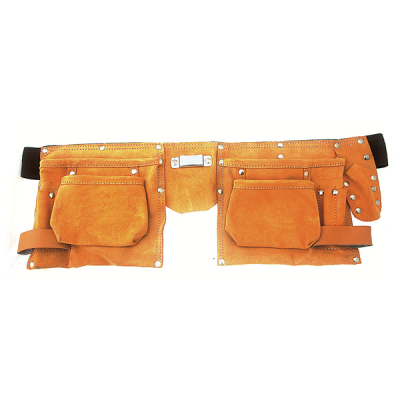 Ceinture cuir porte outil avec 10 poches + porte mesure
