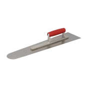 Platoir flamand lame acier manche bois lg 500*110*80*1.2m- bout rond