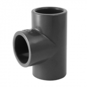 Té PVC 90° à coller femelle - femelle - femelle pour tube PVC - # 25 à 125 mm