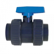 Vanne PVC femelle-femelle à coller pour tube PVC -  25 à 110 mm