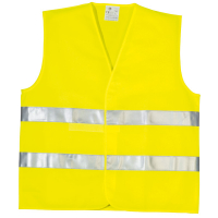 Gilet jaune classe 2 double ceinture – Haute visibilité
