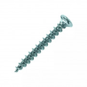 Vis PVC plastique acier zingué Ø 4,2mm