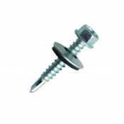 Vis autoperceuse acier zingué  Ø 6,3mm + rondelle