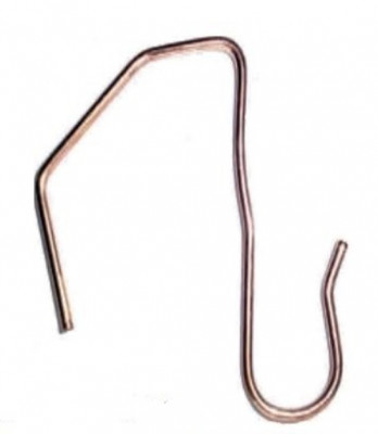 Crochet tuile cuivre – Fixation tuile – 3 mm – Dimos