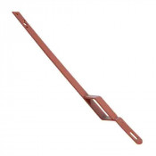 Passe-barre plat rouge – 50 mm – Dimos